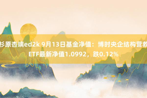 杉原杏璃ed2k 9月13日基金净值：博时央企结构营救ETF最新净值1.0992，跌0.12%