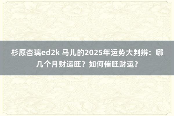 杉原杏璃ed2k 马儿的2025年运势大判辨：哪几个月财运旺？如何催旺财运？