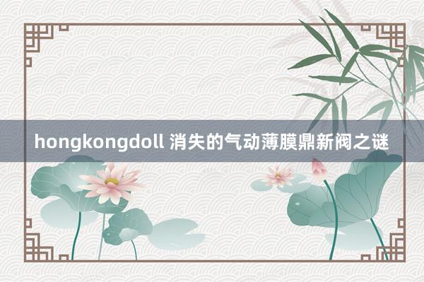 hongkongdoll 消失的气动薄膜鼎新阀之谜